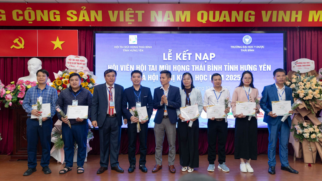 Kết nạp hội viên Hội Tai Mũi Họng Thái Bình tỉnh Hưng Yên 2025